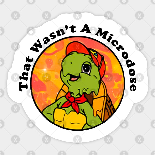 Micro Turtle Sticker by TrikoGifts